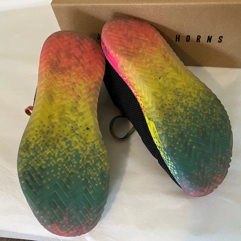 NOBULL Project Superfabric Trainer+ BLACK NEON GLITCH WOMEN'S 7.5 - Picture 8 of 11